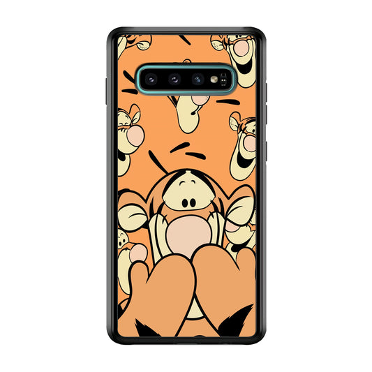 Tiger Winnie The Pooh Expression Samsung Galaxy S10 Case