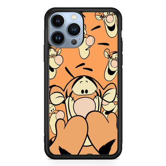 Tiger Winnie The Pooh Expression iPhone 14 Pro Case