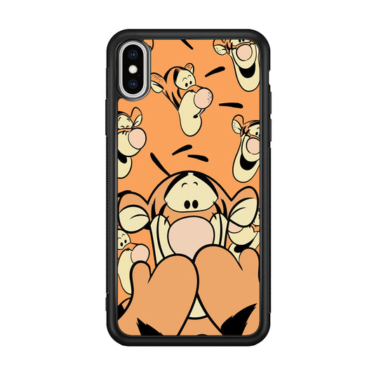 Tiger Winnie The Pooh Expression iPhone Xs Max Case
