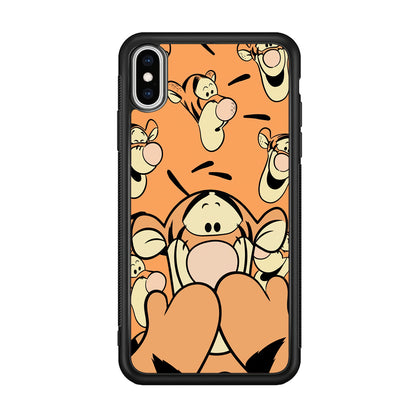 Tiger Winnie The Pooh Expression iPhone Xs Max Case