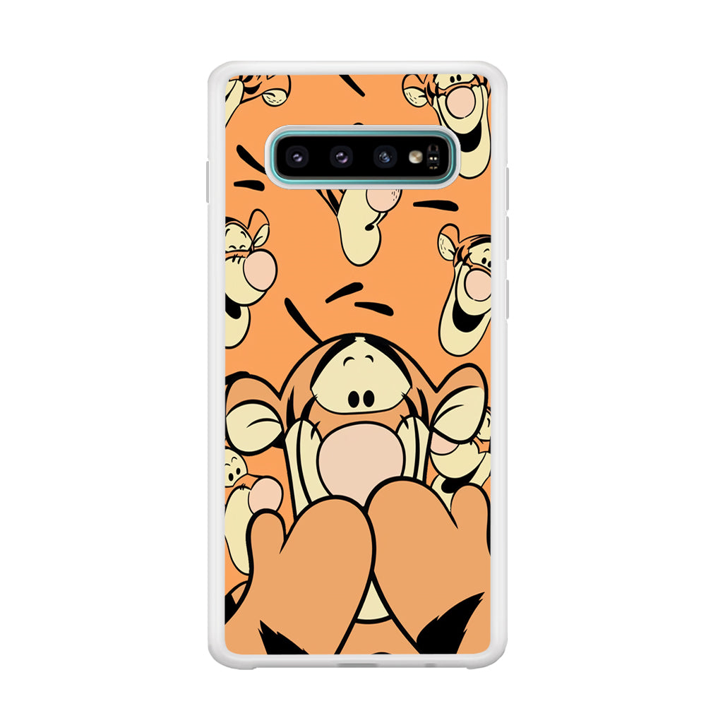 Tiger Winnie The Pooh Expression Samsung Galaxy S10 Plus Case