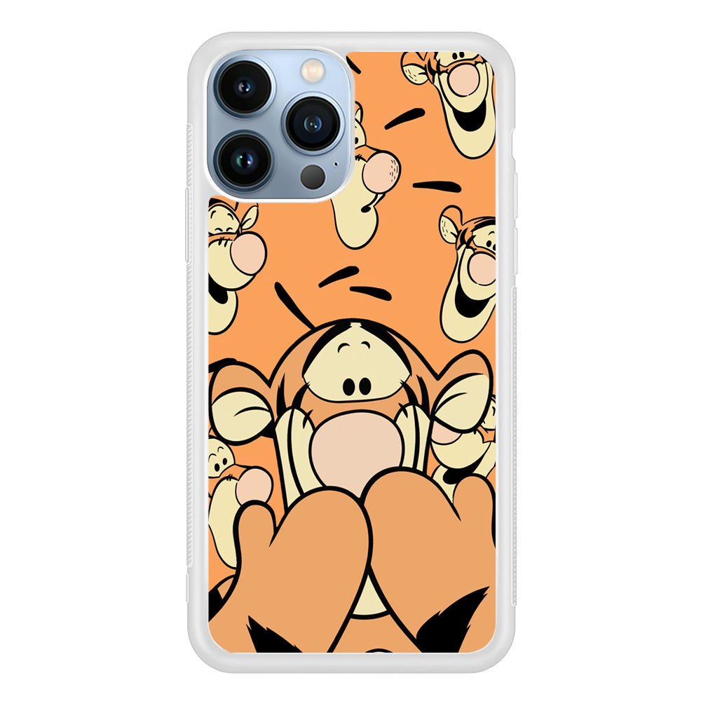 Tiger Winnie The Pooh Expression iPhone 14 Pro Max Case
