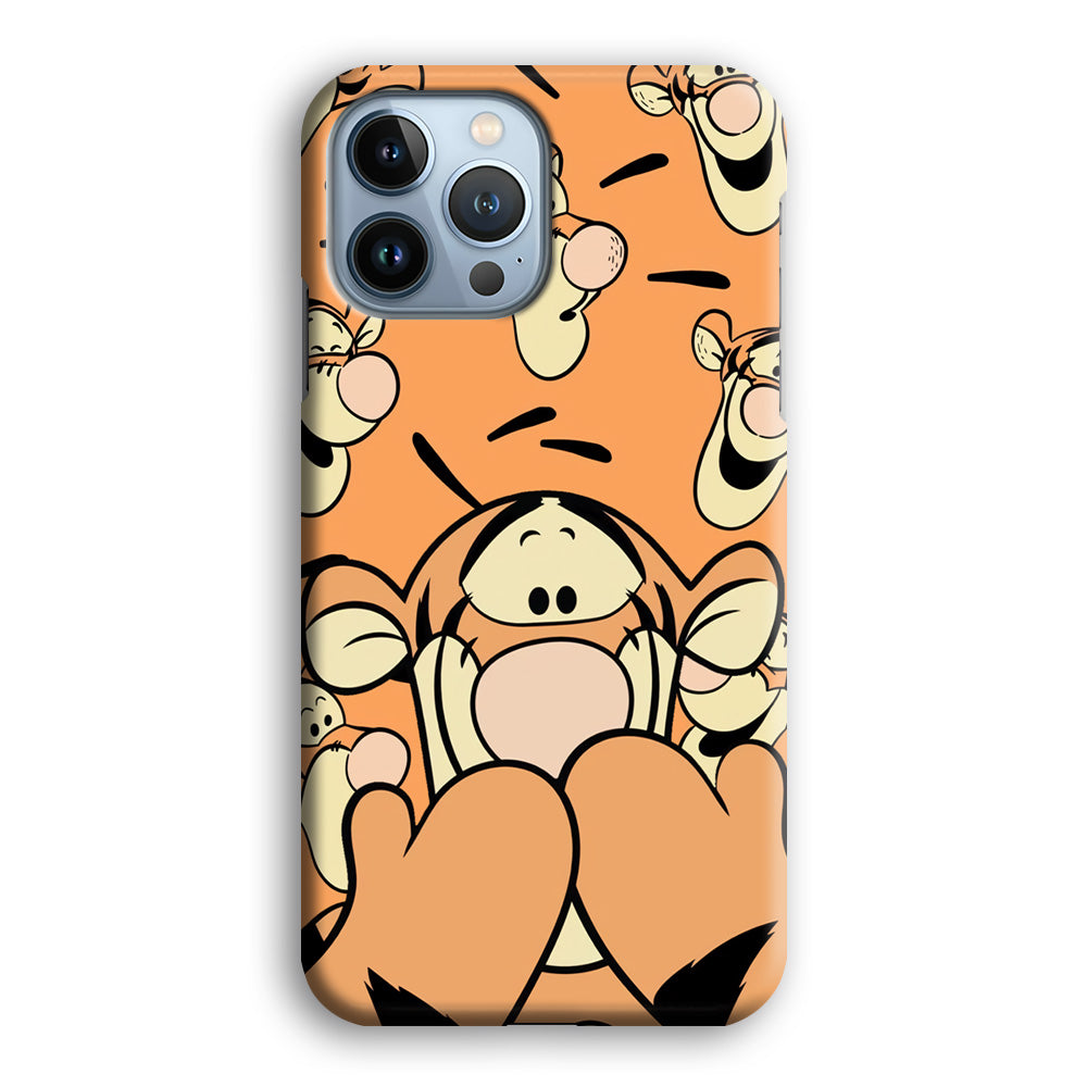 Tiger Winnie The Pooh Expression iPhone 14 Pro Max Case