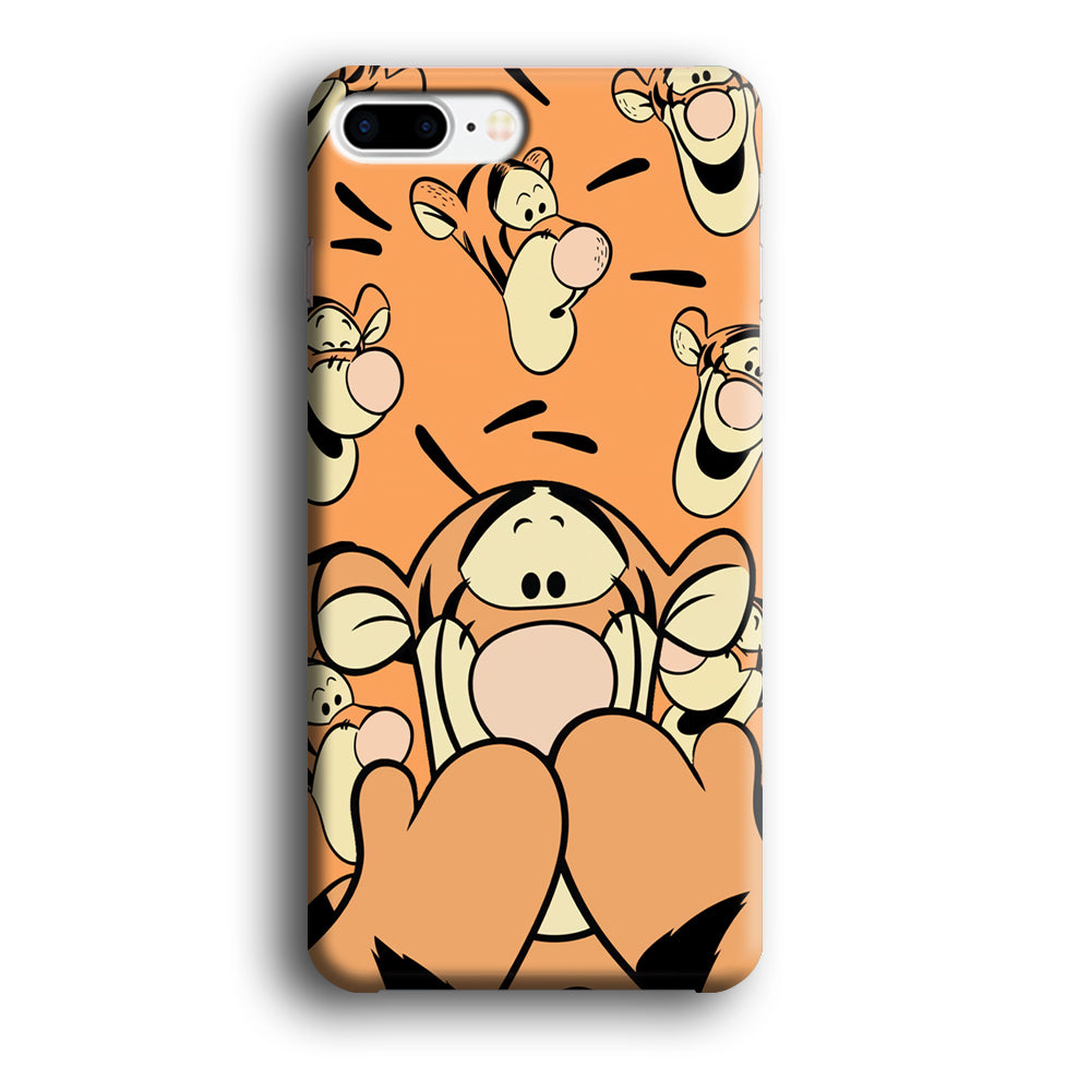 Tiger Winnie The Pooh Expression iPhone 8 Plus Case