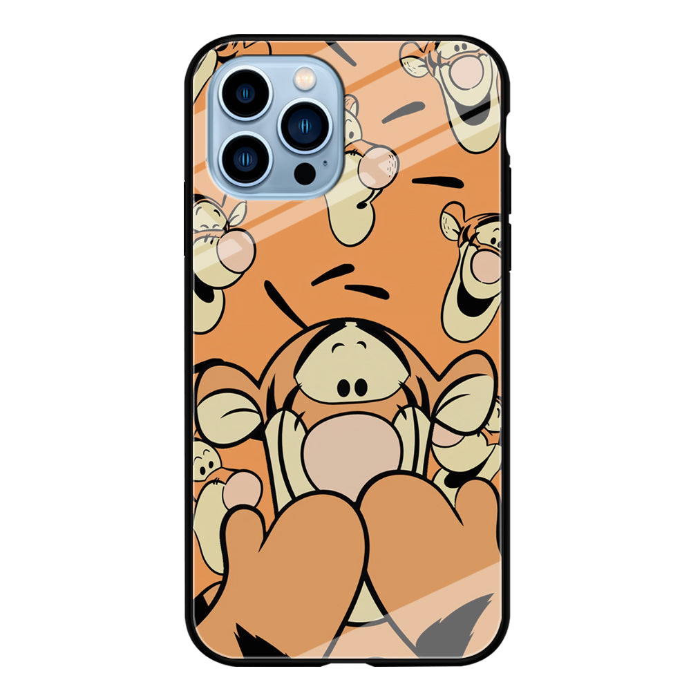 Tiger Winnie The Pooh Expression iPhone 14 Pro Max Case