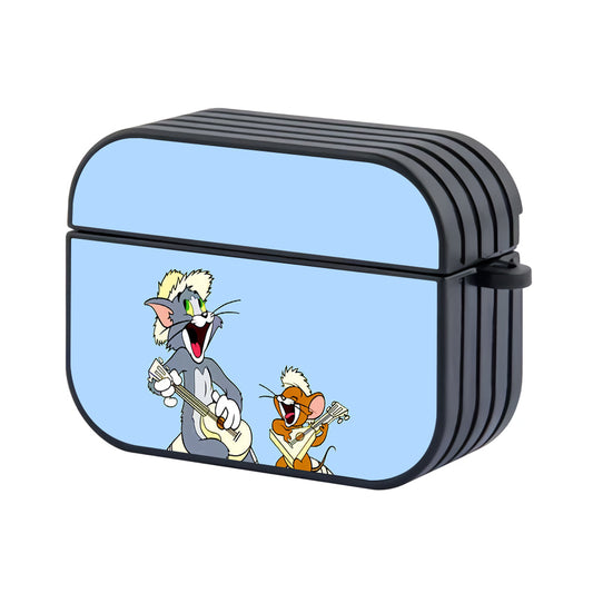 Tom And Jerry Jamming Music Hard Plastic Case Cover For Apple Airpods Pro 2 - Ezzystore