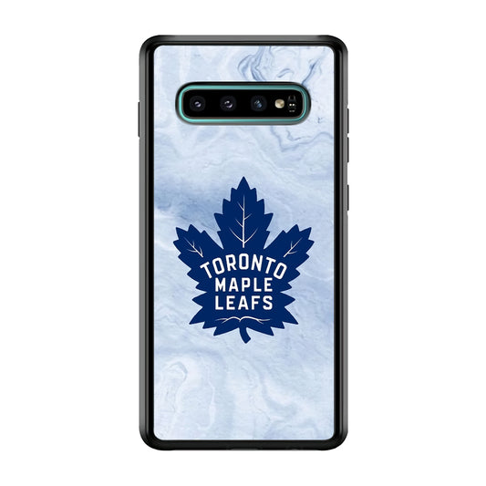 Toronto Maple Leafs Marble Logo Samsung Galaxy S10 Plus Case