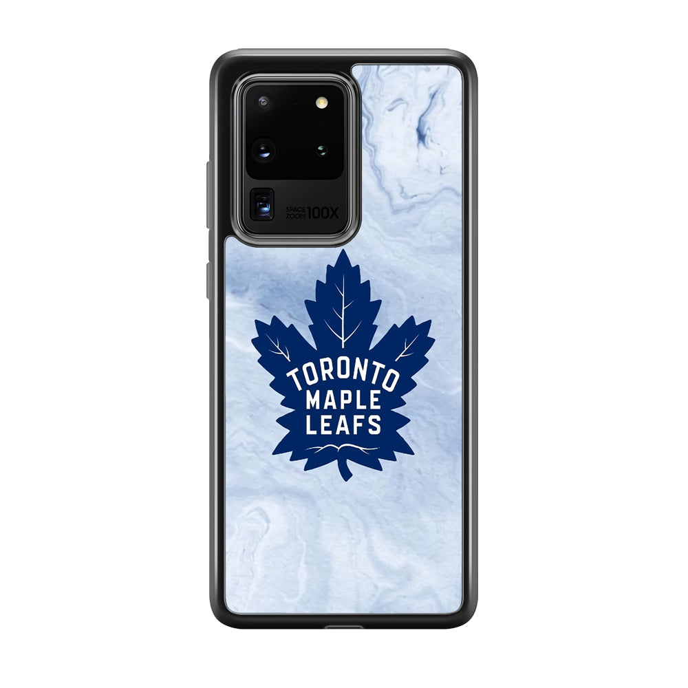 Toronto Maple Leafs Marble Logo Samsung Galaxy S20 Ultra Case