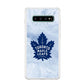 Toronto Maple Leafs Marble Logo Samsung Galaxy S10 Case