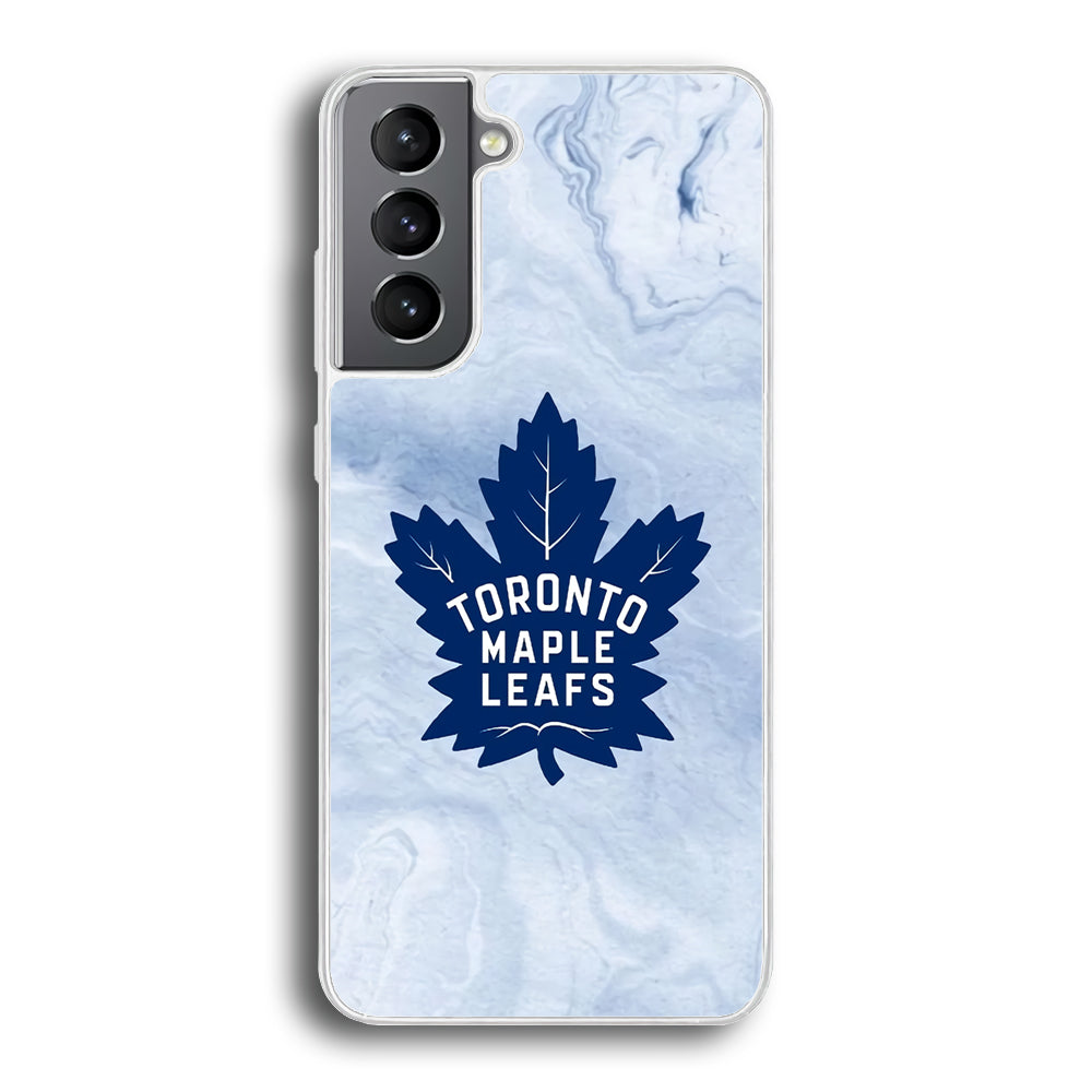 Toronto Maple Leafs Marble Logo Samsung Galaxy S21 Plus Case