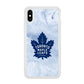 Toronto Maple Leafs Marble Logo iPhone XS Case