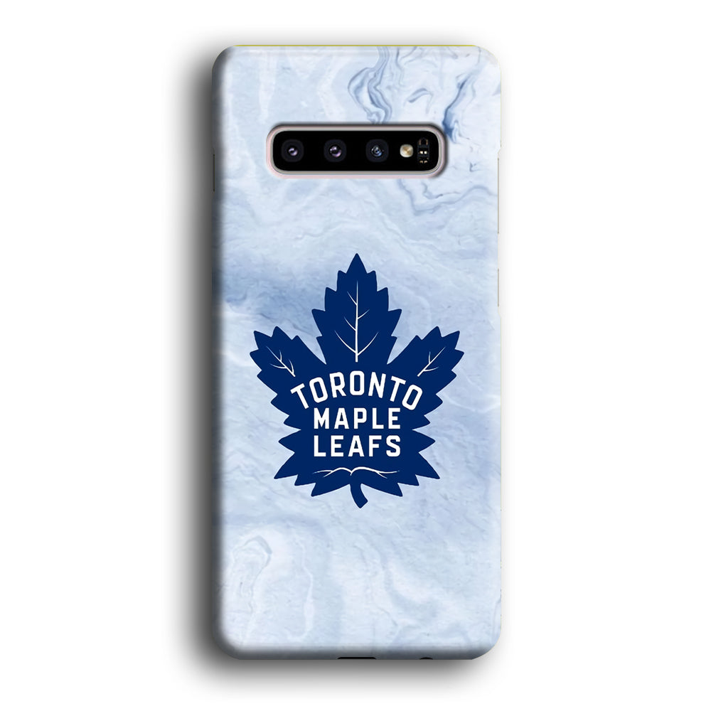 Toronto Maple Leafs Marble Logo Samsung Galaxy S10 Case
