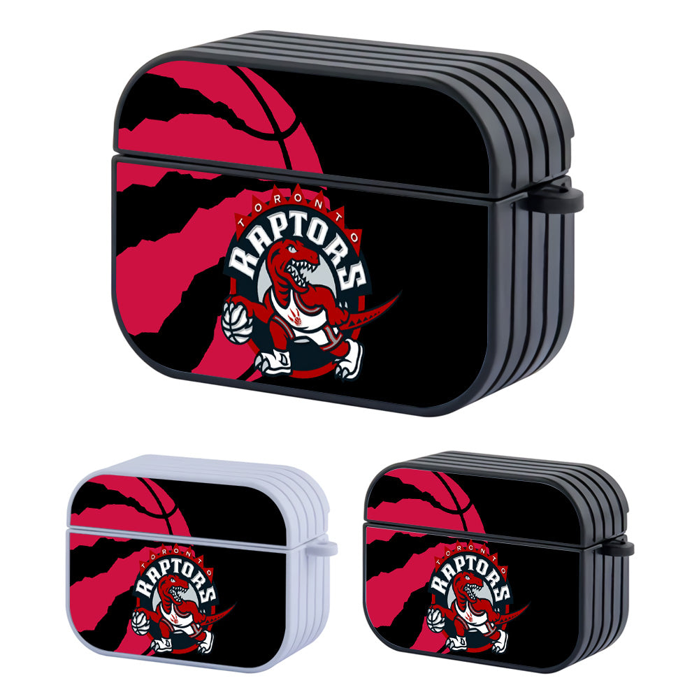 Toronto Raptors Icon Hard Plastic Case Cover For Apple Airpods Pro