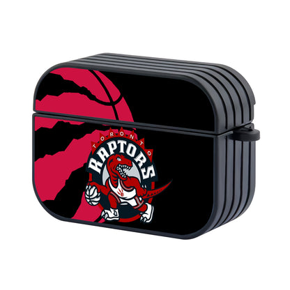 Toronto Raptors Icon Hard Plastic Case Cover For Apple Airpods Pro