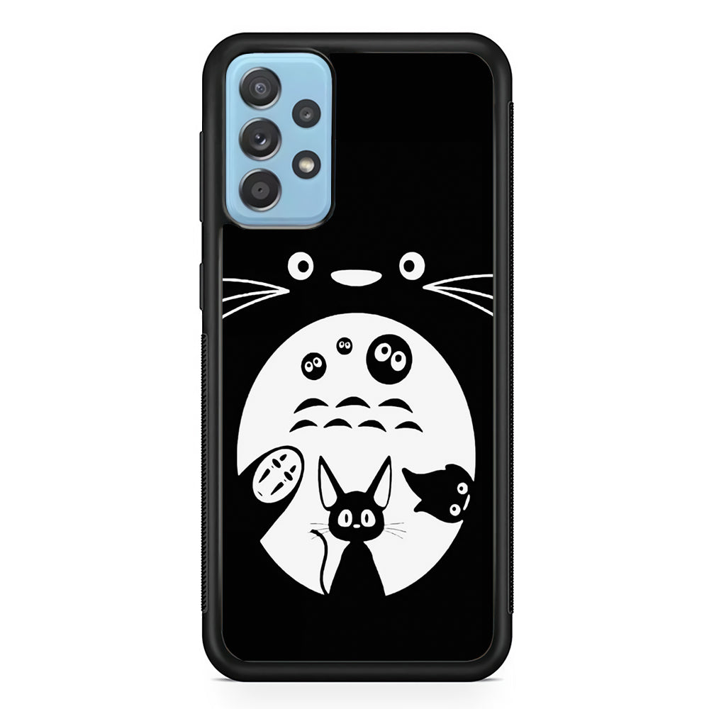 Totoro And Friends Silhouette Art Samsung Galaxy A52 Case