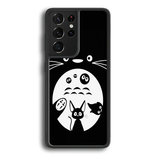 Totoro And Friends Silhouette Art Samsung Galaxy S22 Ultra Case - Ezzystore
