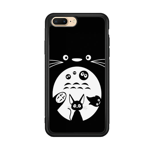 Totoro And Friends Silhouette Art iPhone 8 Plus Case