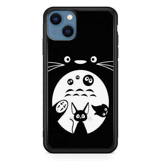 Totoro And Friends Silhouette Art iPhone 13 Case