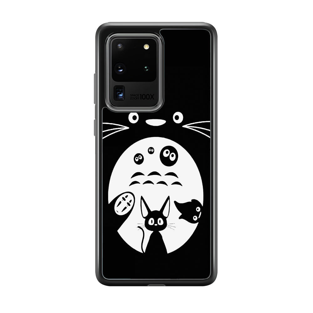 Totoro And Friends Silhouette Art Samsung Galaxy S20 Ultra Case