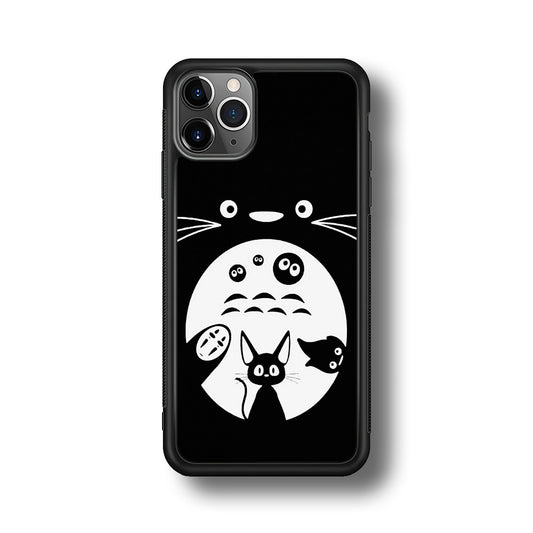 Totoro And Friends Silhouette Art iPhone 11 Pro Max Case