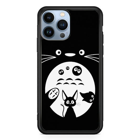 Totoro And Friends Silhouette Art iPhone 14 Pro Case