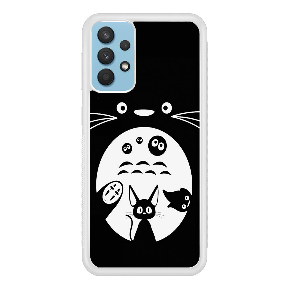 Totoro And Friends Silhouette Art Samsung Galaxy A32 Case