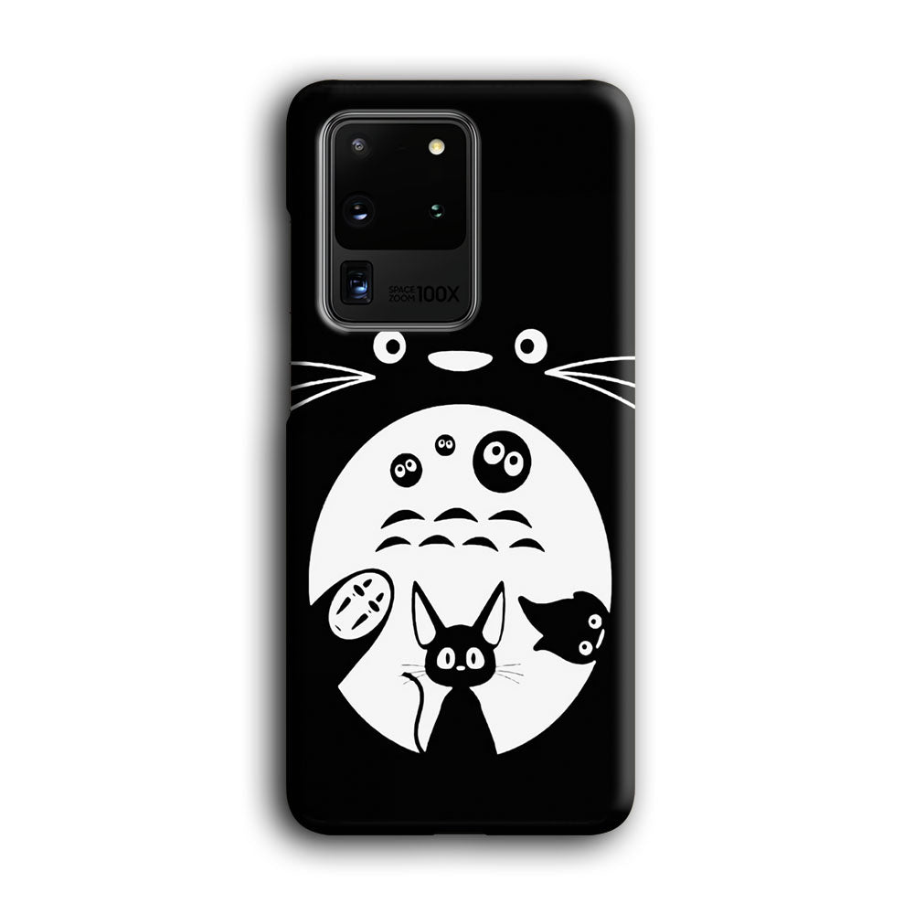 Totoro And Friends Silhouette Art Samsung Galaxy S20 Ultra Case