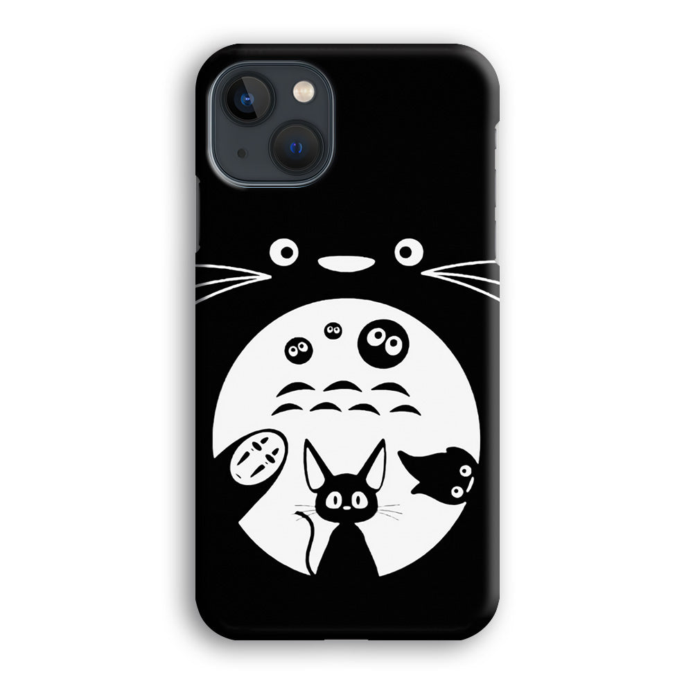 Totoro And Friends Silhouette Art iPhone 14 Case