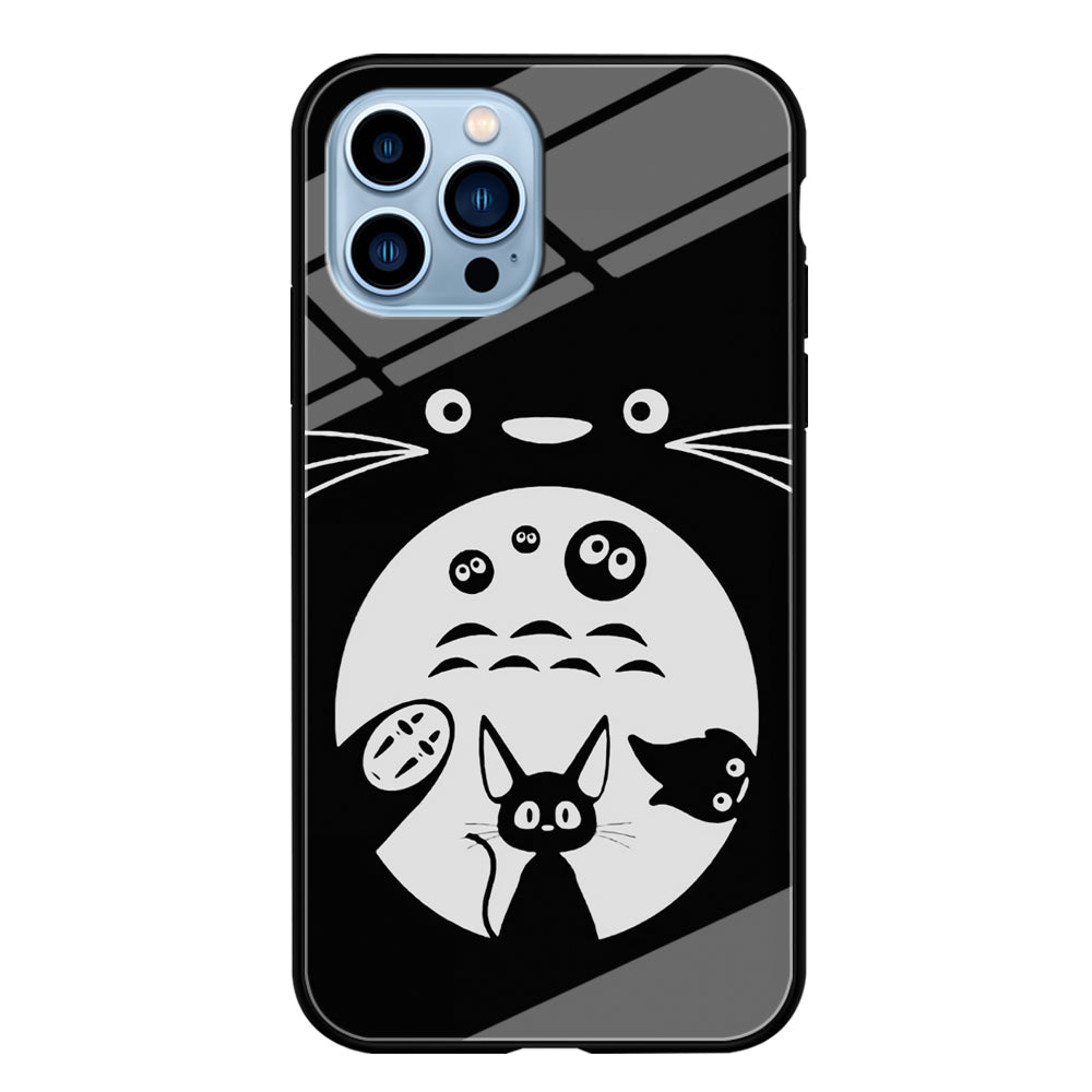 Totoro And Friends Silhouette Art iPhone 13 Pro Max Case