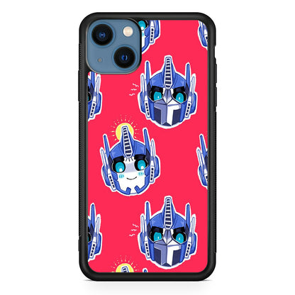 Transformers Red Doodle iPhone 15 Plus Case