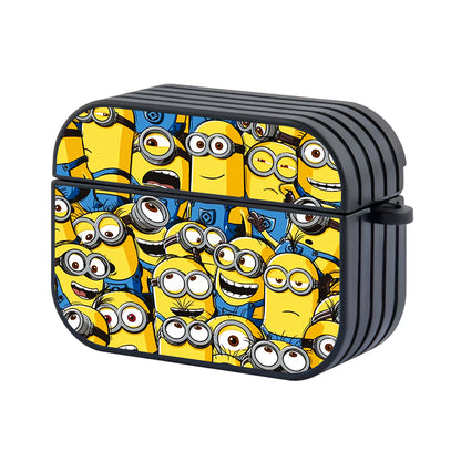 Troops Of Minions Hard Plastic Case Cover For Apple Airpods Pro
