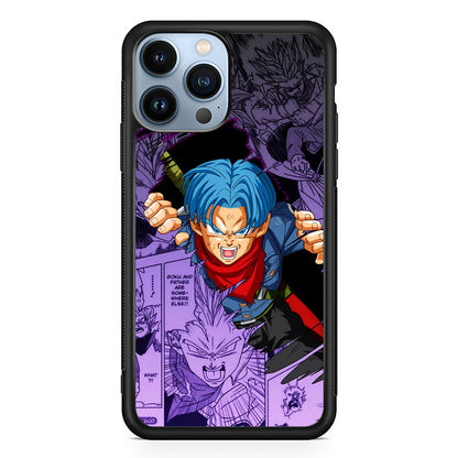 Trunks Dragonball Character iPhone 15 Pro Max Case