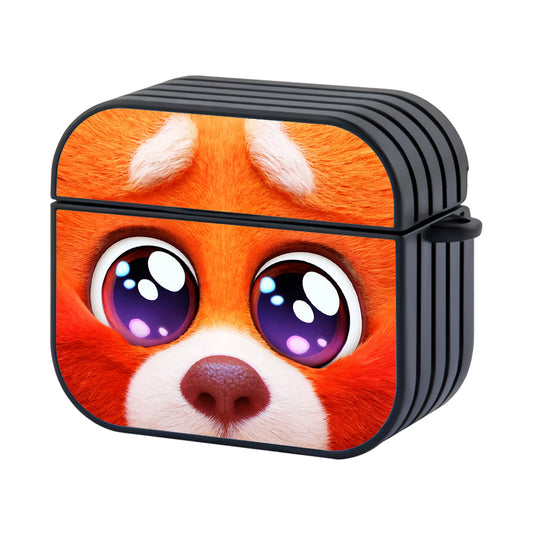 Turning Red Cute Face Hard Plastic Case Cover For Apple Airpods 4 - Ezzystore