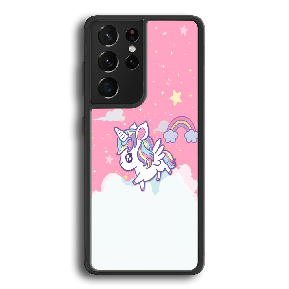 Unicorn Fink Cotton Samsung Galaxy S22 Ultra Case - Ezzystore