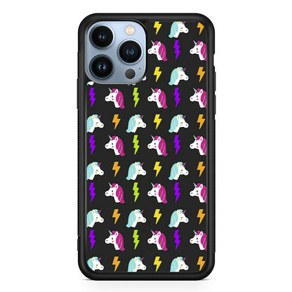 Unicorn Flash Grey iPhone 15 Pro Case