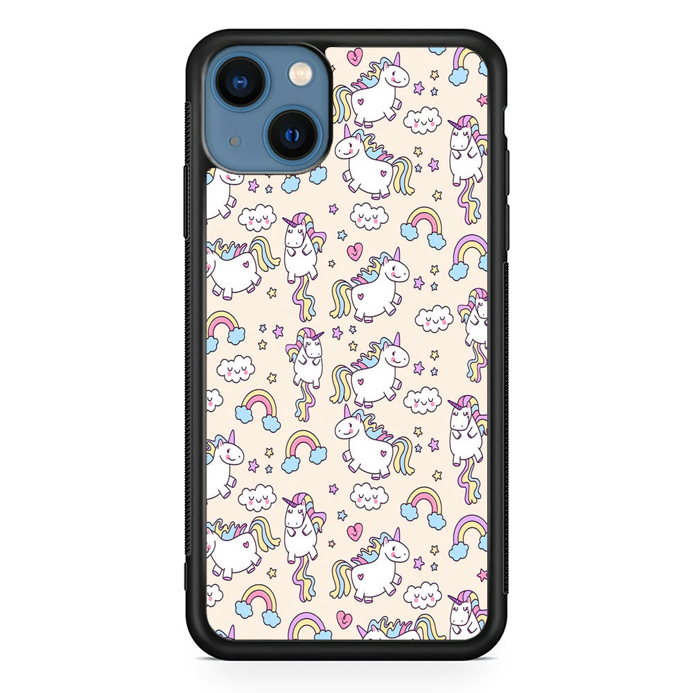 Unicorn Rainbow iPhone 15 Case
