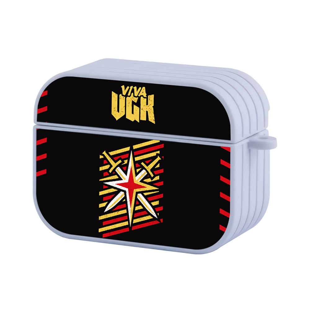 Vegas Golden Knight Viva VGK Hard Plastic Case Cover For Apple Airpods Pro