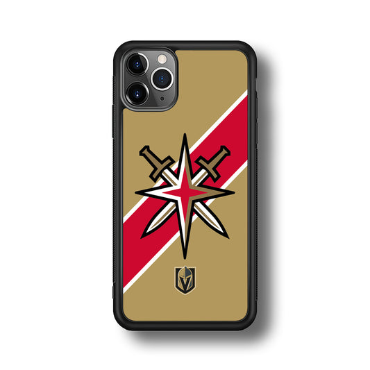 Vegas Golden Knights Red Stripe iPhone 11 Pro Max Case