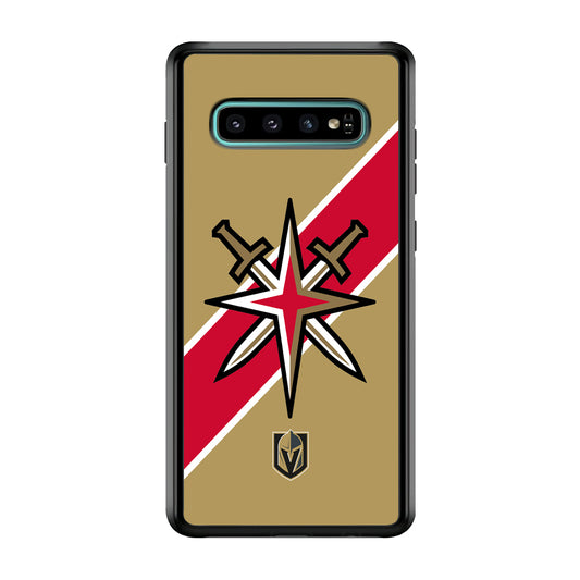 Vegas Golden Knights Red Stripe Samsung Galaxy S10 Case