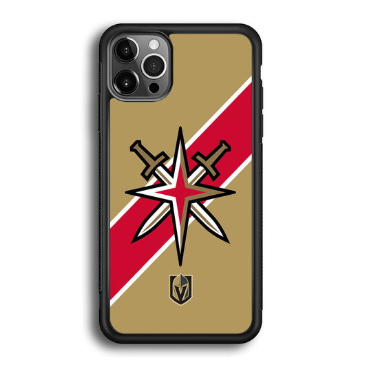 Vegas Golden Knights Red Stripe iPhone 12 Pro Case