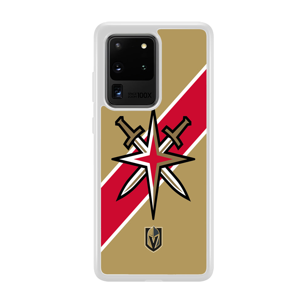 Vegas Golden Knights Red Stripe Samsung Galaxy S20 Ultra Case