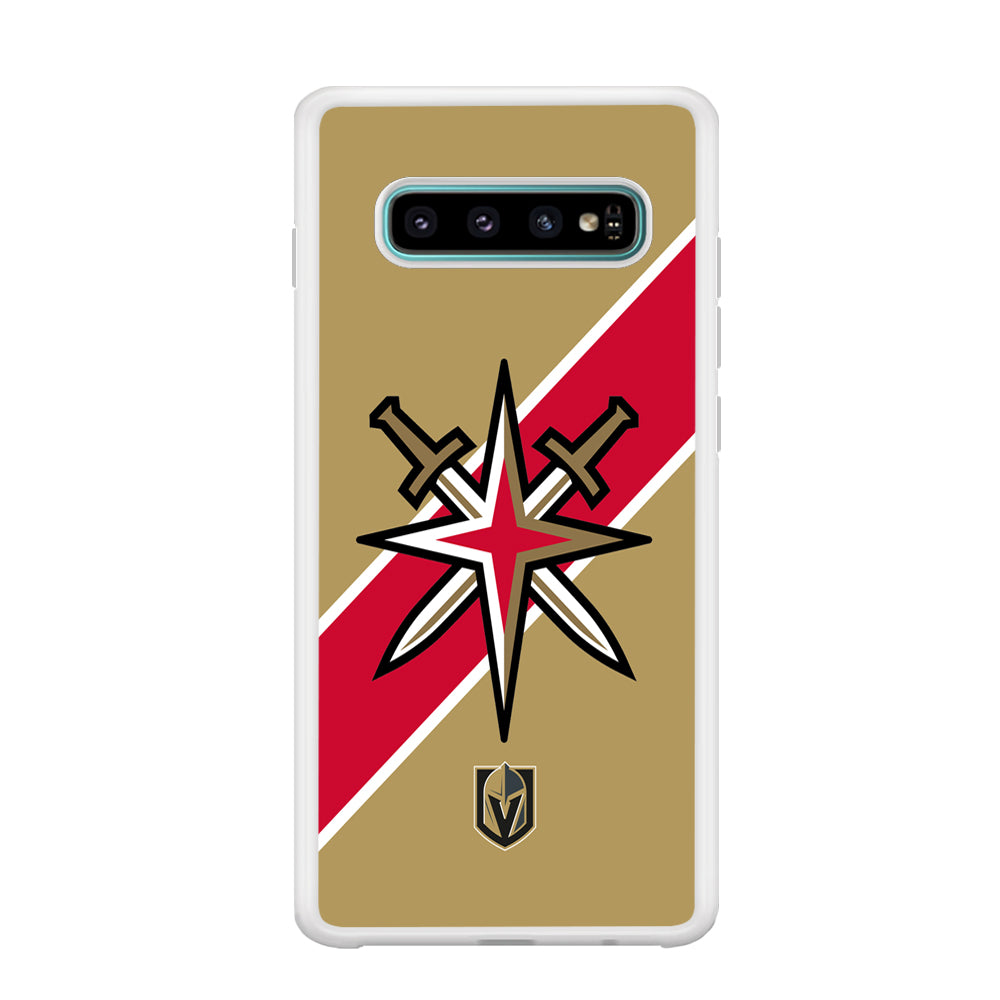 Vegas Golden Knights Red Stripe Samsung Galaxy S10 Plus Case