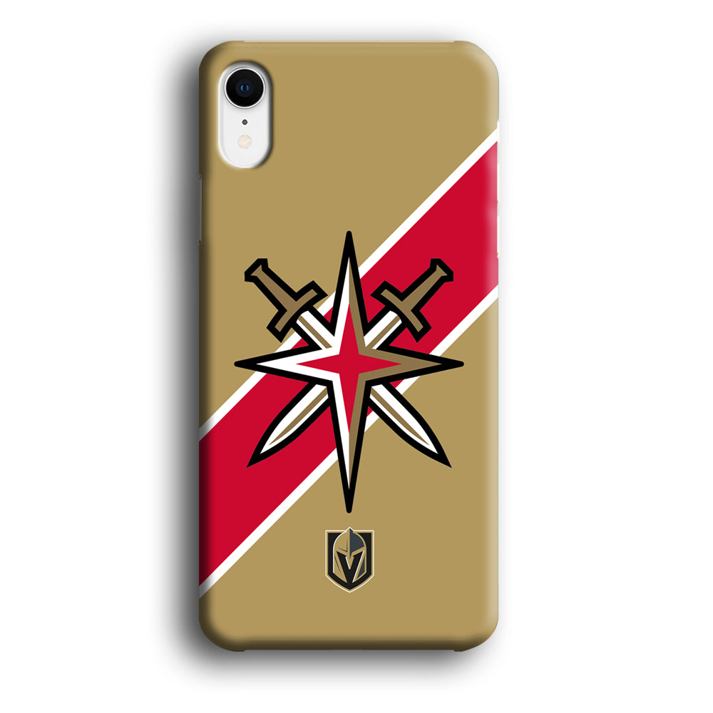 Vegas Golden Knights Red Stripe iPhone XR Case