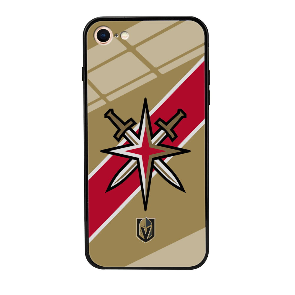 Vegas Golden Knights Red Stripe iPhone 8 Case