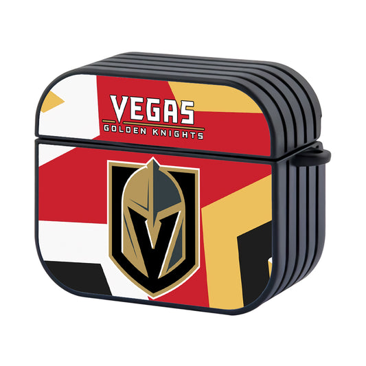 Vegas Golden Knights Team Hard Plastic Case Cover For Apple Airpods 3 - Ezzystore