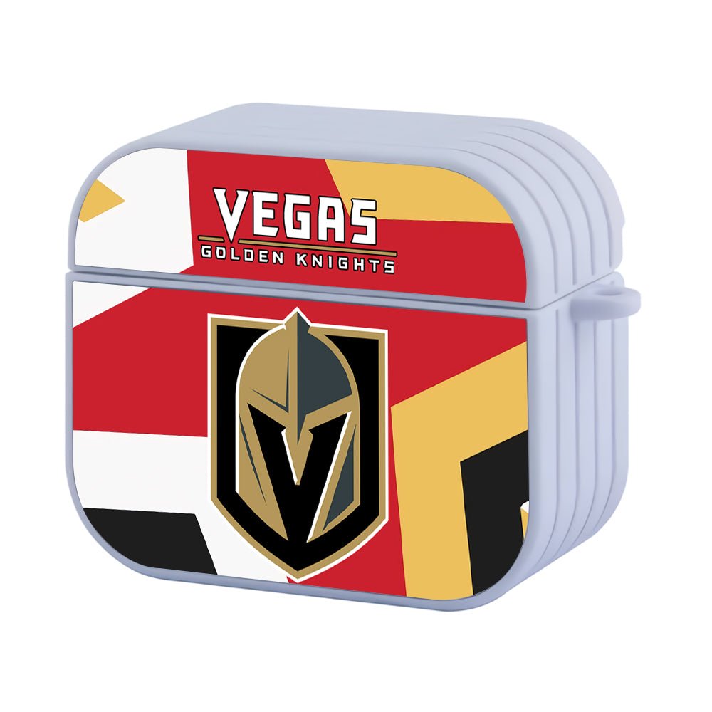 Vegas Golden Knights Team Hard Plastic Case Cover For Apple Airpods 3