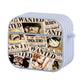 Wanted Poster One Piece Hard Plastic Case Cover For Apple Airpods 3