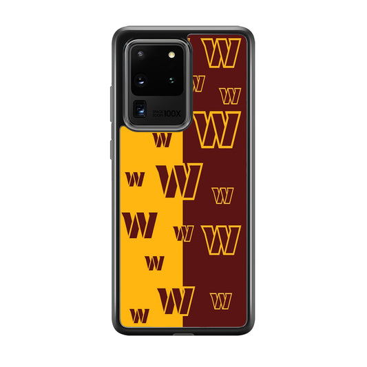 Washington Commanders Two Side Colours Samsung Galaxy S20 Ultra Case