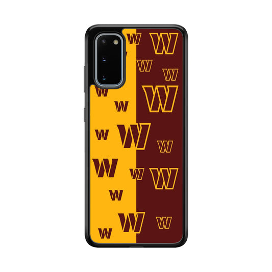 Washington Commanders Two Side Colours Samsung Galaxy S20 Case