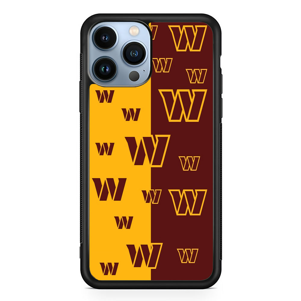 Washington Commanders Two Side Colours iPhone 14 Pro Max Case